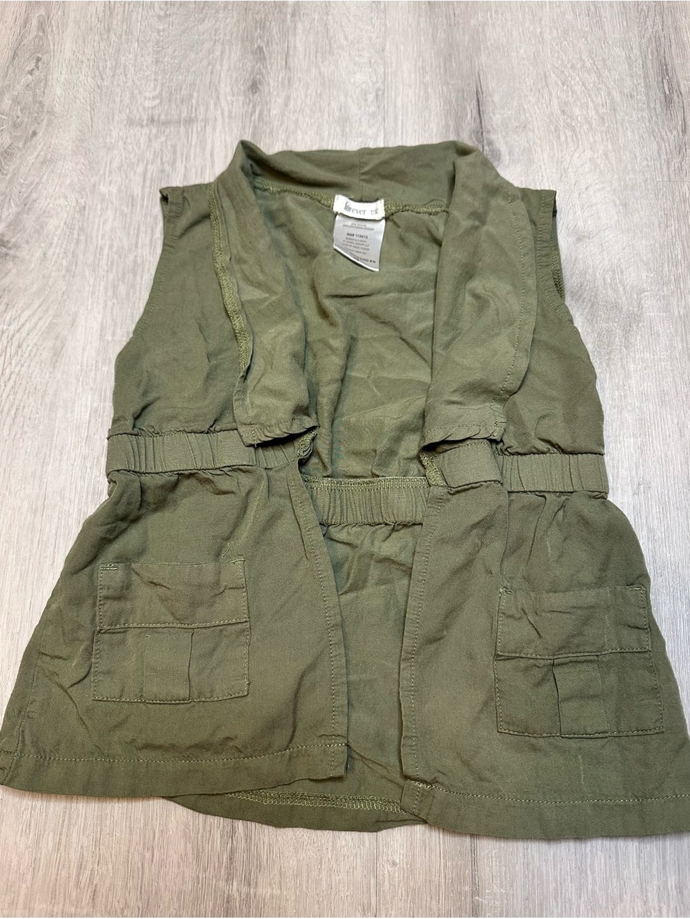 Kids - 3 for $10 - Olive Green Sleeveless Vest